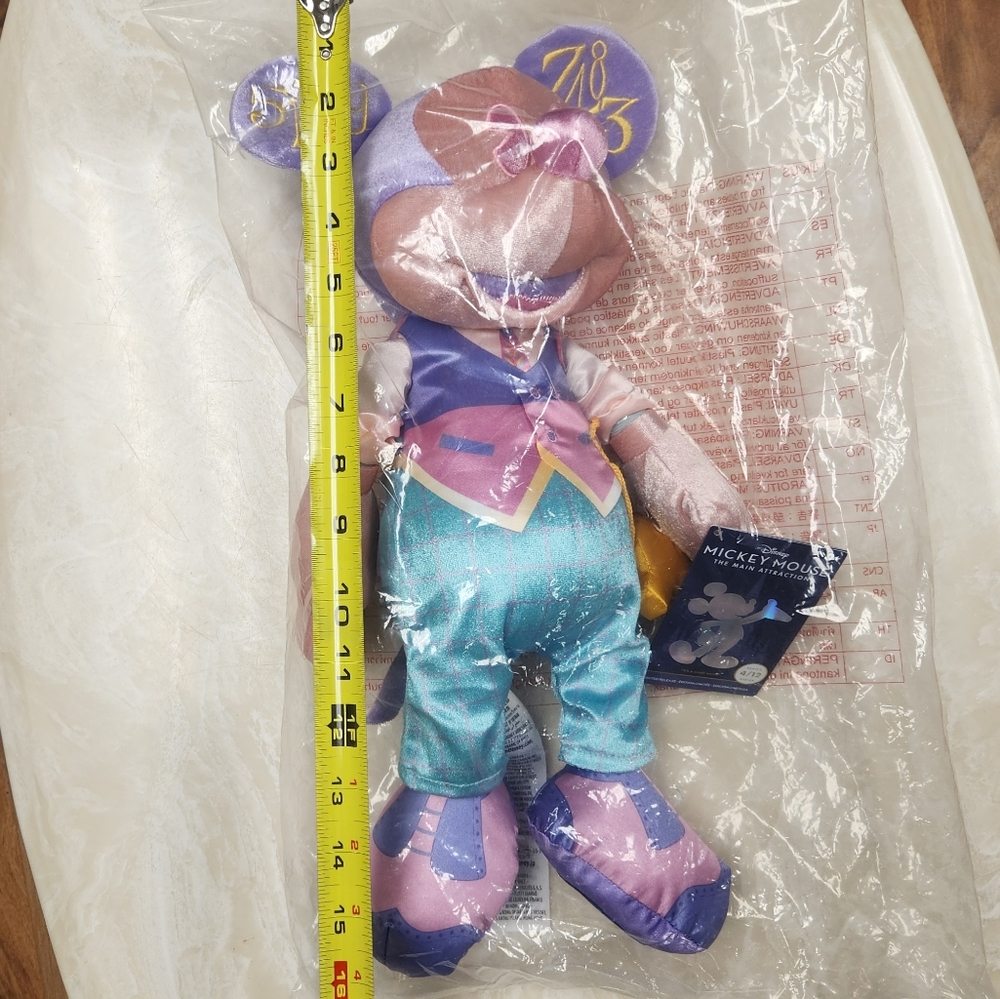 Disney Mickey Mouse the Main Attraction Mickey Plush - It's A Small World - Picture 8 of 11